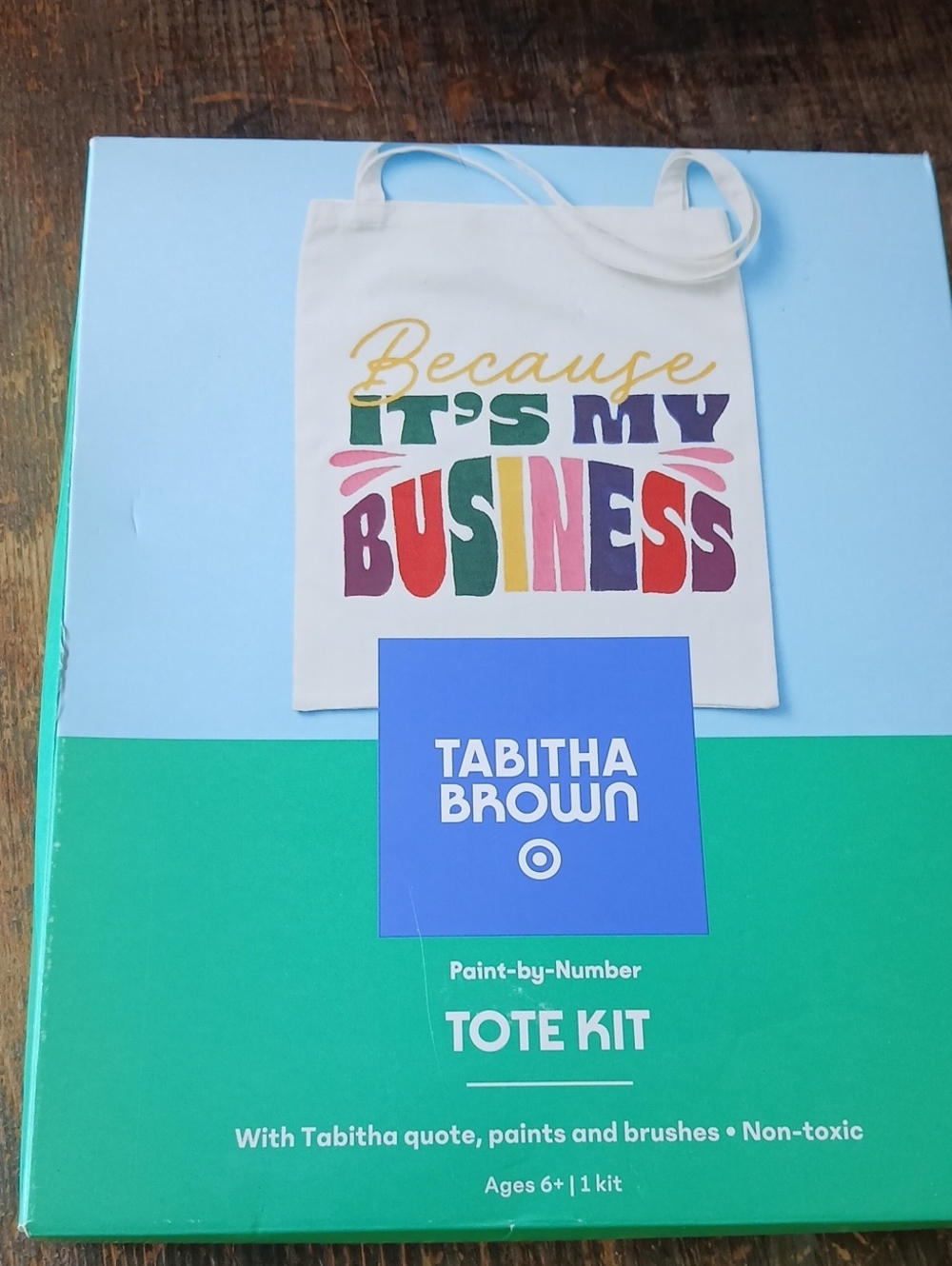 Tabitha Brown Paint-by-Number Tote Kit – "Because It's My Business"